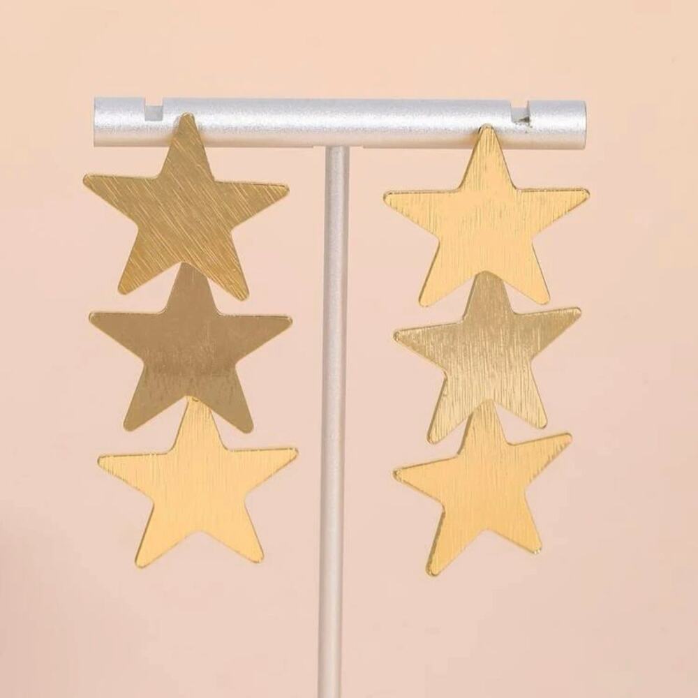 Star Drop Earrings